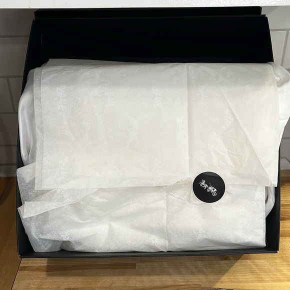 Coach Dreamer 36 Handbag Colorblock Snakeskin Detail Purse Smooth Leather - Picture 14 of 14